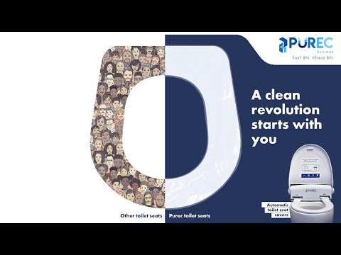 Automatic Toilet Seat Cover With 100 Percent Biodegradable Plastic