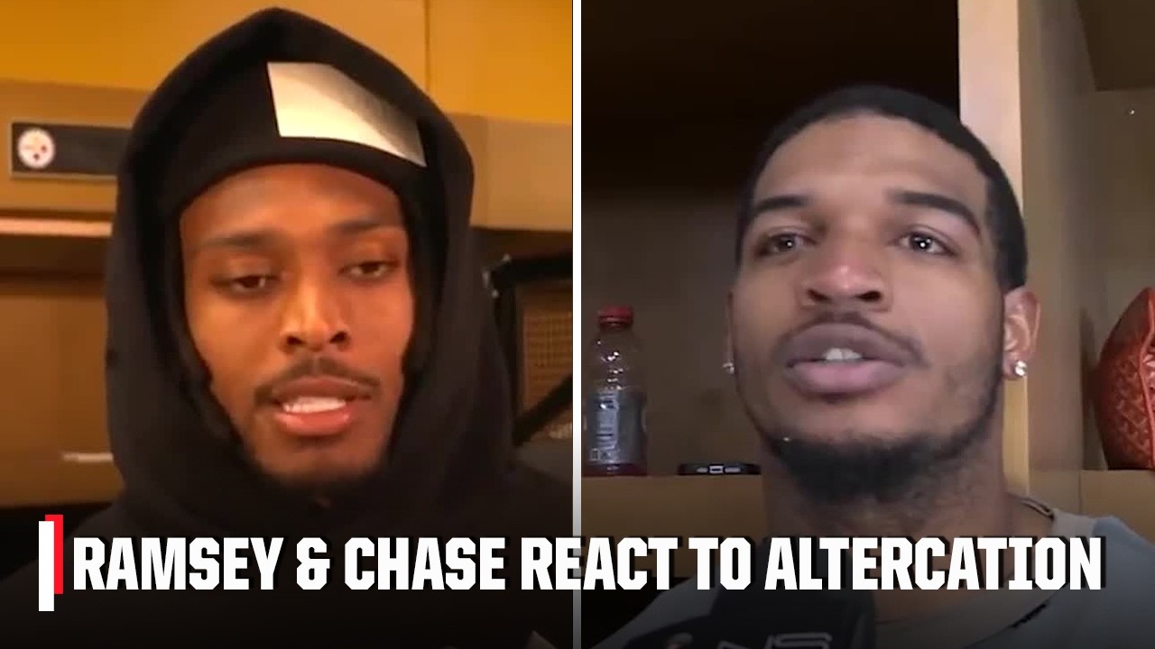 'I didn't spit on nobody' - Ja'Marr Chase & Jalen Ramsey react to their altercation | NFL on ESPN