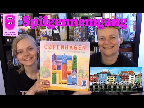 Copenhagen, Spilgennemgang & Første Indtryk (In Danish, brætspil, familiespil)