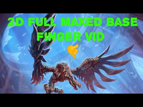 War Dragons - Cogclaw vs 2D Full Maxed Base (Finger Video)