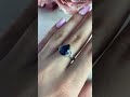 Серебряное кольцо с топазом Лондон Блю