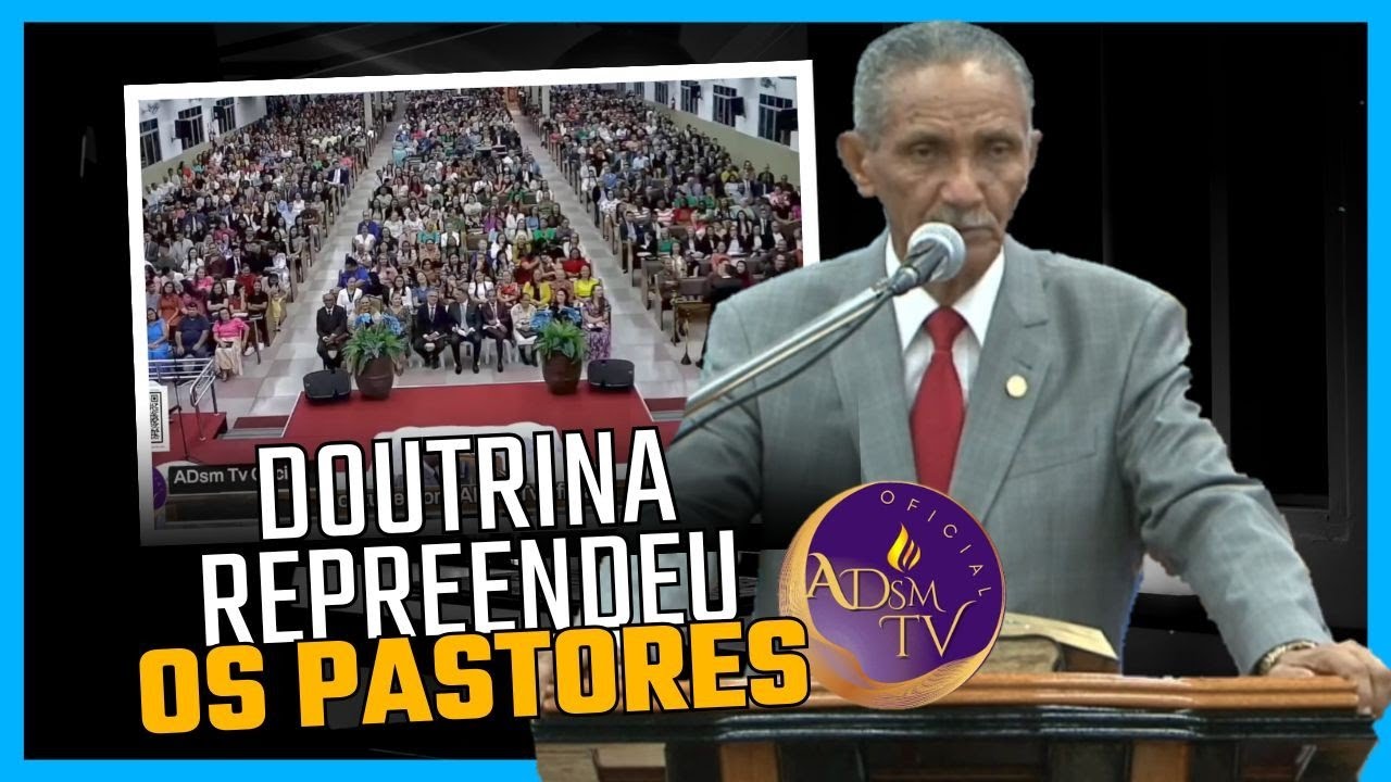 PR. JOSÉ CARLOS DE LIMA. Se não for assim, não é DOUTRINA, Pr. Marinaldo...