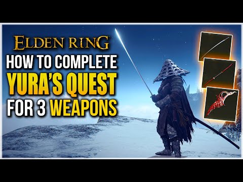 Elden Ring | How to get NAGAKIBA KATANA, ELEONORAS POLEBLADE and REDUVIA DAGGER | Yura Quest Guide