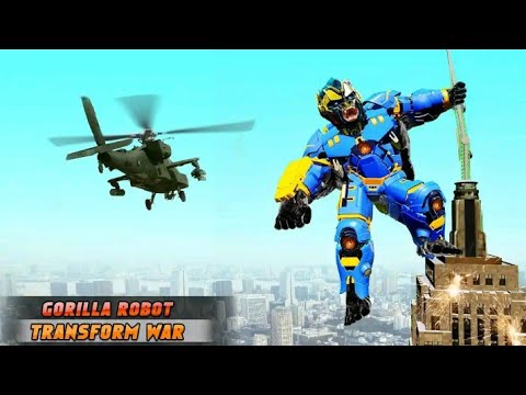 robot maimyl mutfilim oyunchuk dar,Play Robot Gorilla City Smasher - Robot Transform Game-Temu Gamer