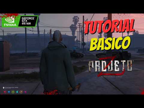 GTA RP FIVEM CITY ZUMBI PROJETO Z - TUTORIAL BASICO (4K 60FPS)