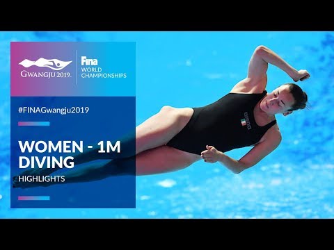 Плавание Diving — Women's 1m Springboard | Highlights | FINA World Championships 2019 — Gwangju