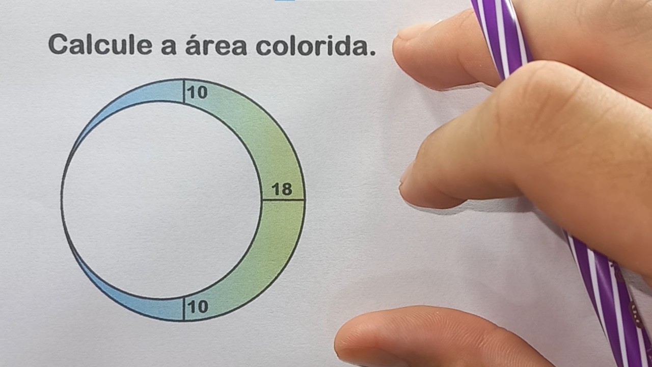 É POSSÍVEL ENCONTRAR A ÁREA COLORIDA?