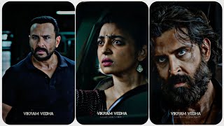 Vikram Vedha Whatsapp Status | Hrithik Roshan & Saif Ali Khan | Vikram Vedha Movie | 4k Status