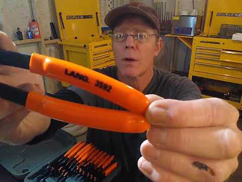 LANG snap ring plier set model number. 3595