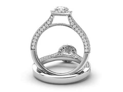 1 1/4ct Diamond Solitaire Engagement Ring in 14k White Gold