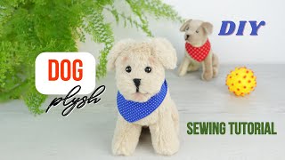 DIY Dog plush - Sewing tutorial - How to make stuffed animals