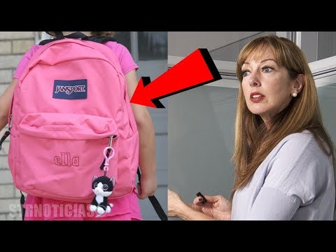 Profesora escuchó raros gemidos de la mochila de su alumna, al abrirla se llevó una gran sorpresa. Video