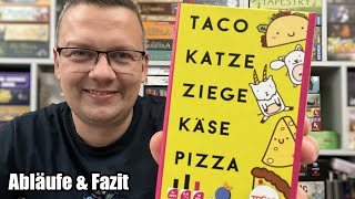 Taco Katze Ziege Käse Pizza (asmodee) - Schnelles Reaktionsspiel - ideal für die Familie