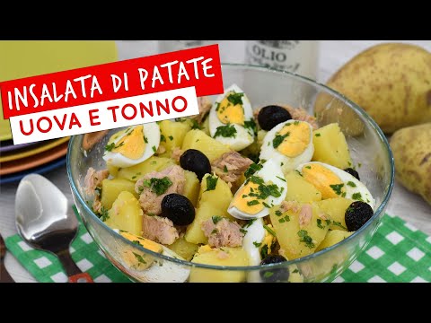 Insalata di patate, uova e tonno: ricetta veloce e facile!