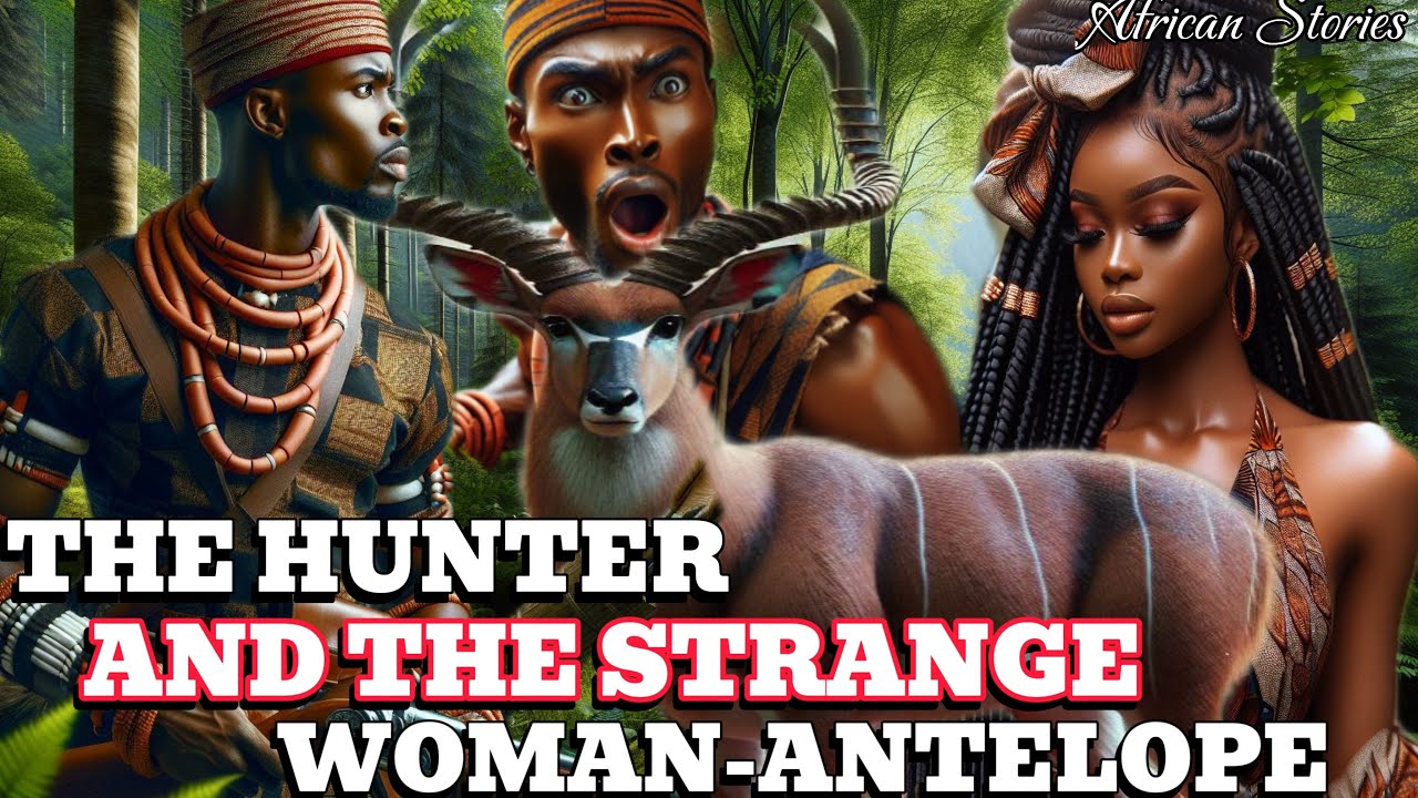 SEE HOW THIS STRANGE ANTELOPE CHANGES INTO A PRETTY WOMAN IN THE FOREST#africanstories #folktales