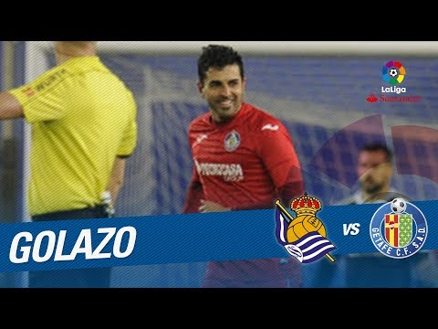 Golazo de Ángel (1-2) Real Sociedad vs Getafe CF