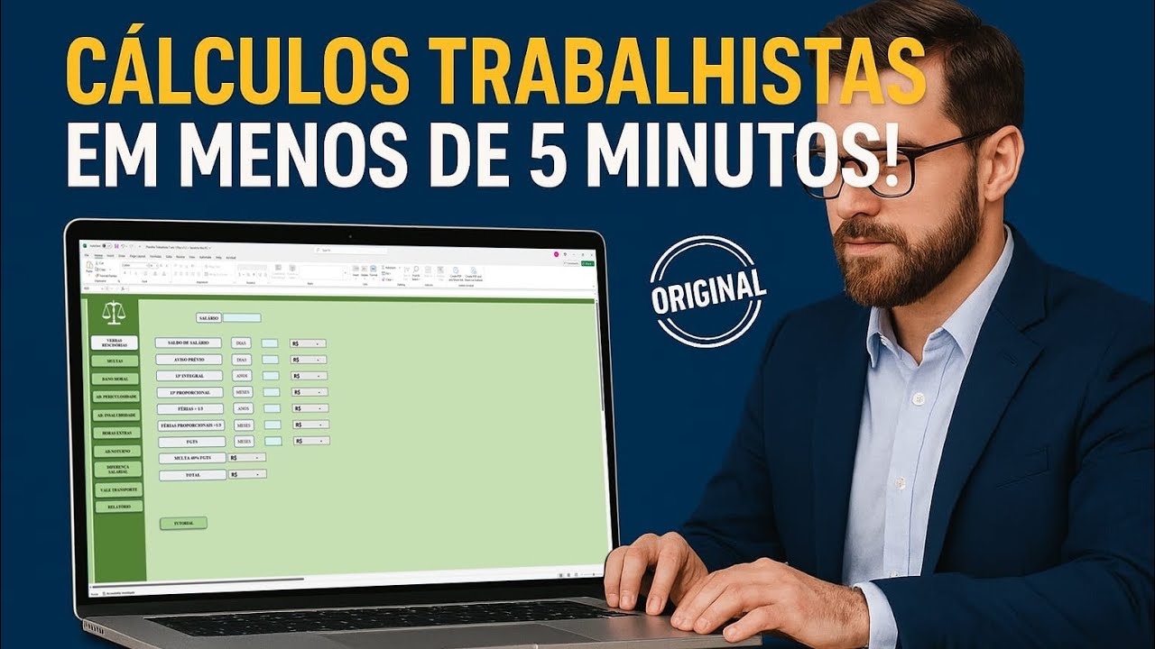 "Faça CÁLCULOS TRABALHISTAS em 5 MINUTOS com esse sistema GENIAL!"