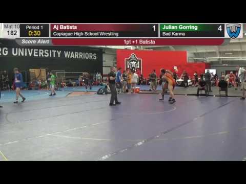 231 Junior Men 182 Aj Batista Copiague High School Wrestling vs Julian Gorring Bad Karma 4141982104