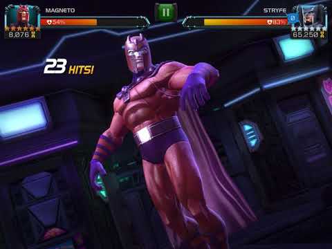 6 star RED Magneto solo’s CAV stryfe BOSS. #MCOC