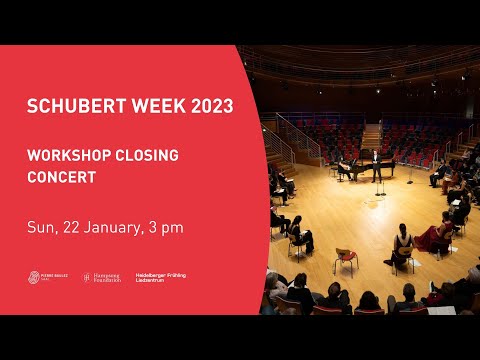 Schubert Week 2023: Workshop Closing Concert LIVE from Pierre Boulez Saal