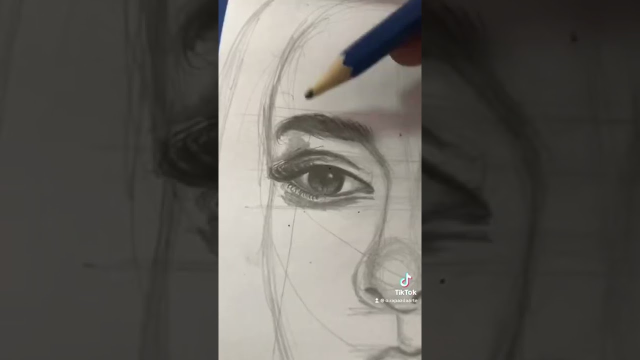 Como desenhar rosto feminino em 30 segundos