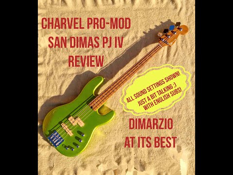 New Charvel Pro-Mod San Dimas PJ IV Review with english subs and Sounddemo - DiMarzio at its best