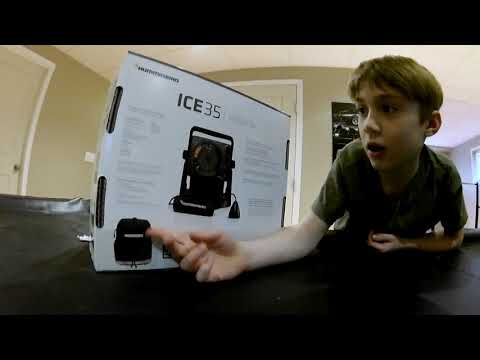 Ethan's New Humminbird ICE 35 Unboxing
