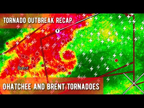Recap Of The Ohatchee And Brent AL Tornadoes