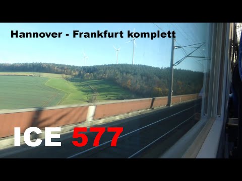 [280 km/h] Komplette Mitfahrt ICE 577 Hannover Hbf - Frankfurt am Main Hbf | Bester Sound!