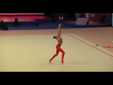 Polina Karika Clubs Qualification 28,950 - World Championships Valencia 2023
