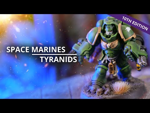 Space Marines vs Tyranids - NEW INDEX - A 10th Edition Warhammer 40k Battle Report