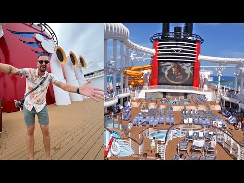 Our Very Detailed Tour Of The Disney Wish Cruise Ship! | Disney's Newest & Most Confusing Ship!