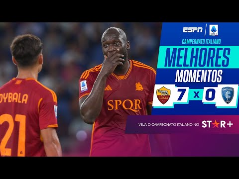 Gols e lances de Roma x Empoli