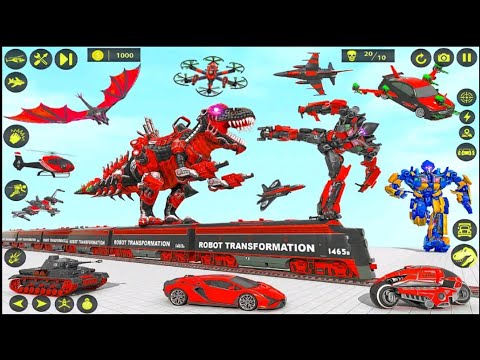Dino Robot Car Transform Games - Android Gameplay