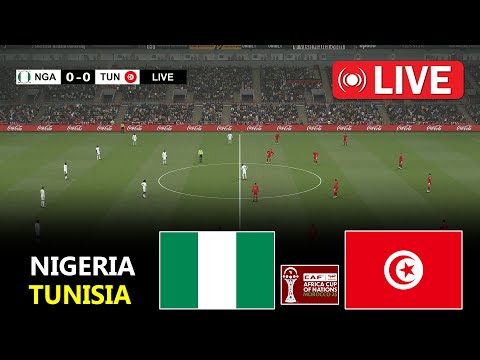 🔴LIVE : Nigeria vs Tunisia | Africa Cup Of Nations 2025 | PES 21 Simulation Gameplay