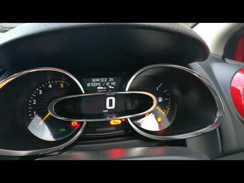 Service light removal on Renault Clio mark 4