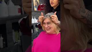 Danke für das Vertrauen und viel Erfolg weiterhin ❤️❤️❤️#greyhair #greytransition #hair #hairstyle