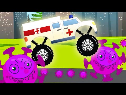 Ambulanta devine Camion Monstru curajos