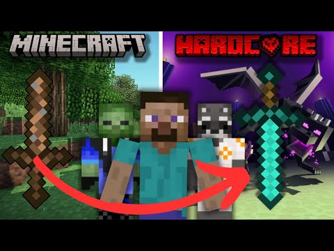 Minecraft Hardcore Survival: Can NOOBS Make It To THE END?