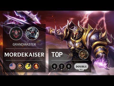 Mordekaiser Top vs Renekton - NA Grandmaster Patch 9.8