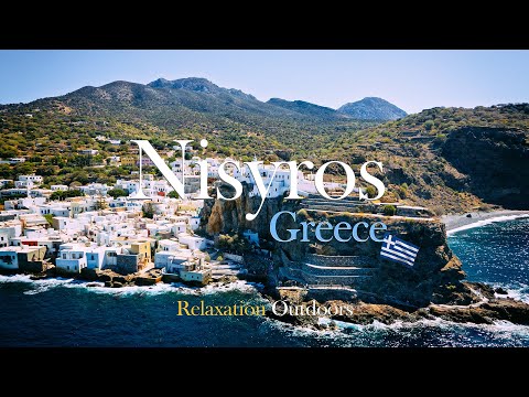 Cinematic Nisyros Island Greece 4K | Mandraki, Volcano & Stefanos Crater Drone Tour
