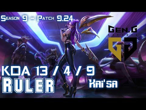 Gen Ruler KAI'SA vs IRELIA ADC - Patch 9.24 KR Ranked