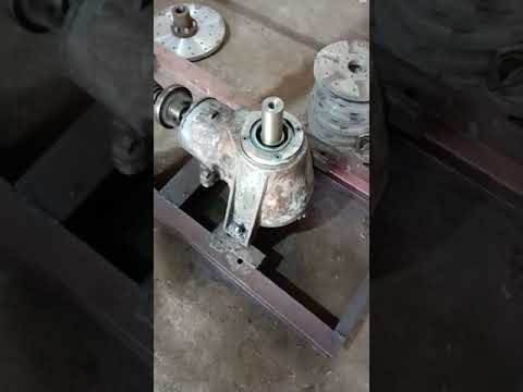 Gray rectangular cooling tower drive shaft and coupling, ind...