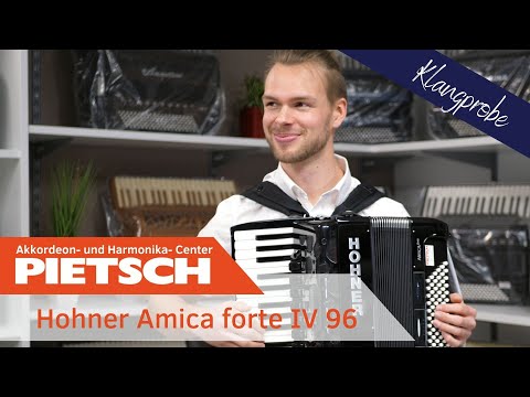 Akkordeon - Hohner Amica forte IV 96 Silent Key - Klangprobe