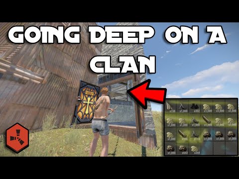 Rust- GOING DEEP ON A RICH CLAN BASE SOLO!!!