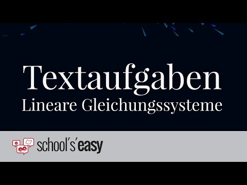 Word problems involving systems of linear equations | Age-appropriate problems