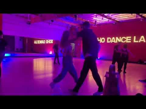 Aidan Keith-Hynes & Heejung Jung social dance at SOHO Dance LA