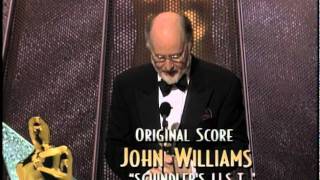 John Williams winning Best Original Score for 