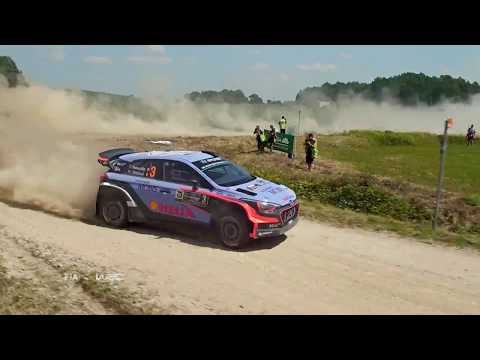 WRC 2016 Rally Poland DJI Drone Compilation of rally action