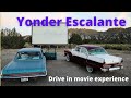 Drive-in movie experience at Yonder Escalante in Utah